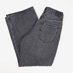 Hollister Ultra High Rise Baggy Jean Charcoal Grey Women's 26 Short